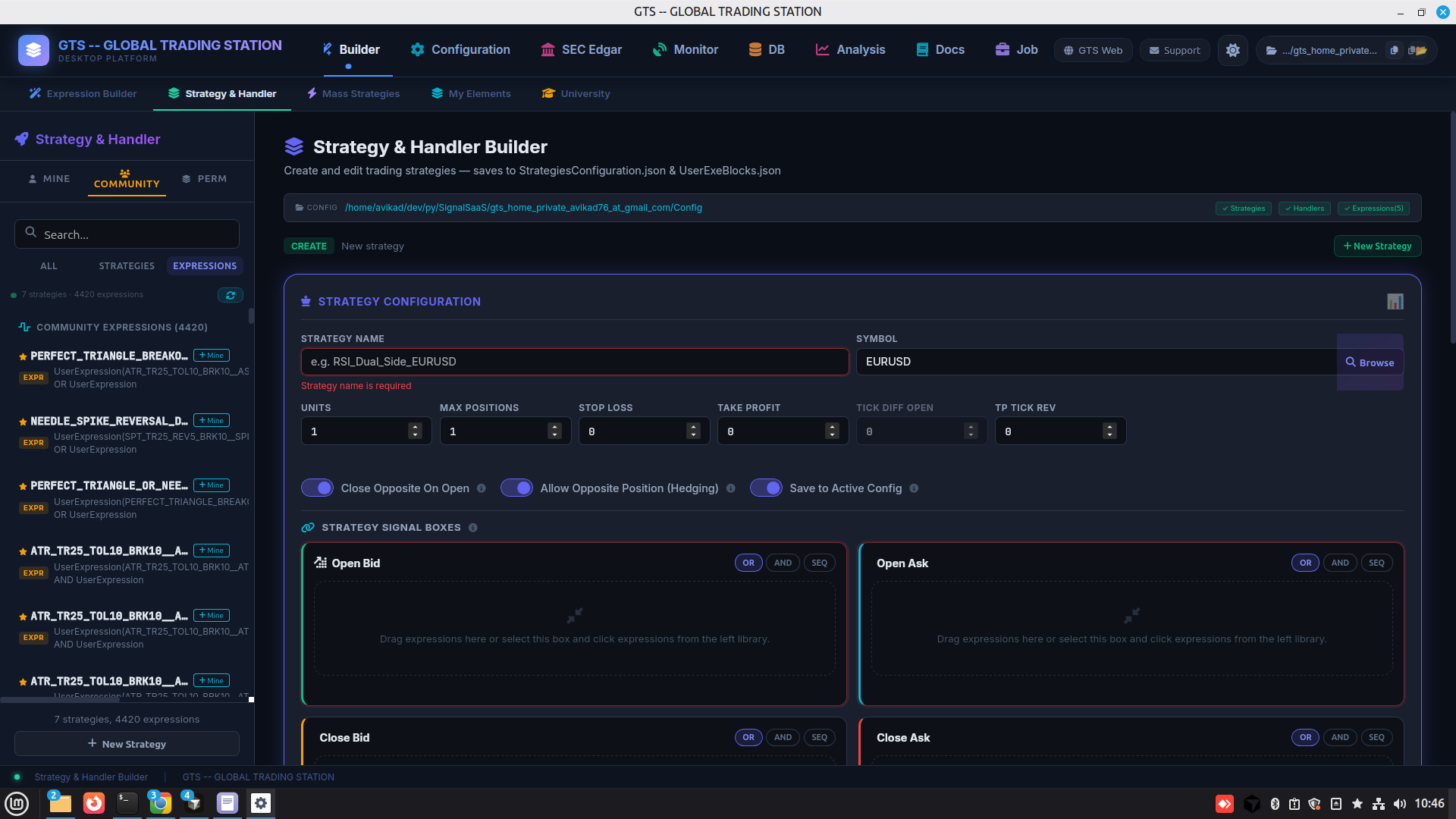 Strategy & Handler builder